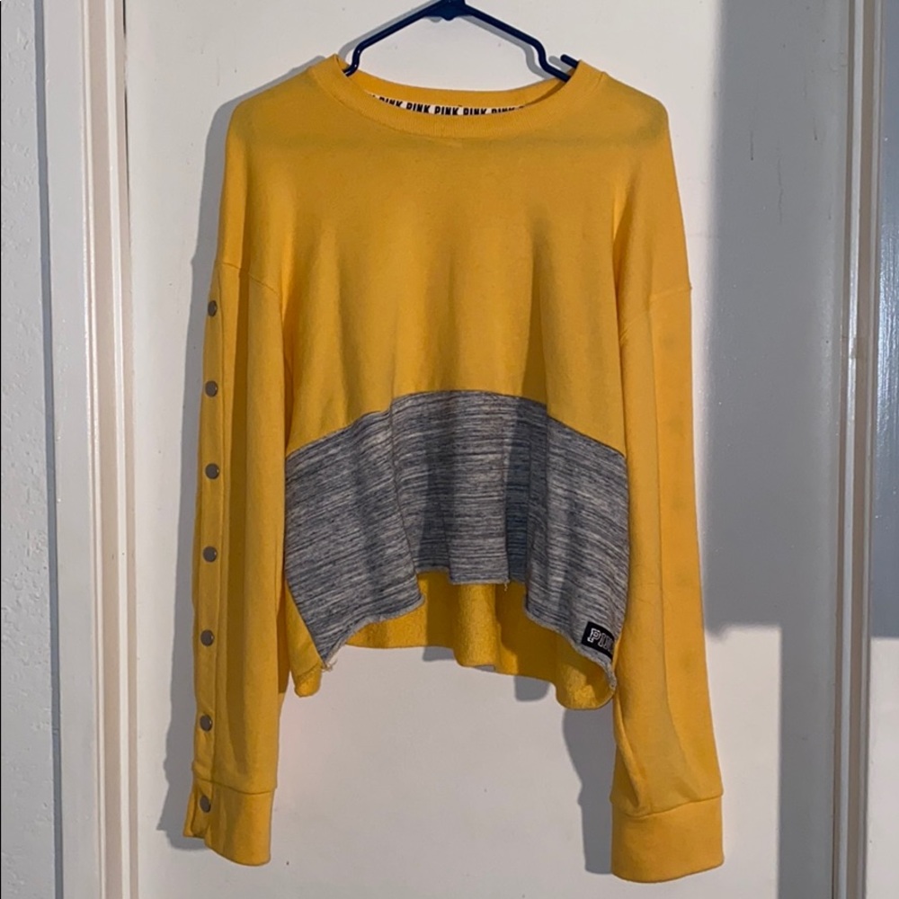 Pink Sweater Crop Top